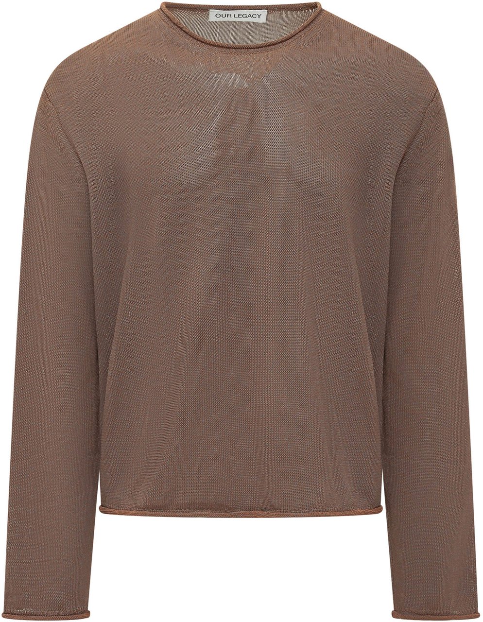 Our Legacy Maglia Rigid Popover con Girocollo Taupe