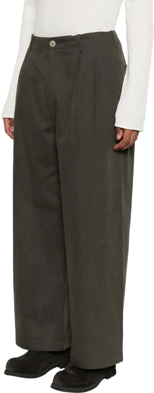 Our Legacy Bride Chino Antique Mudd Coated Sateen Groen