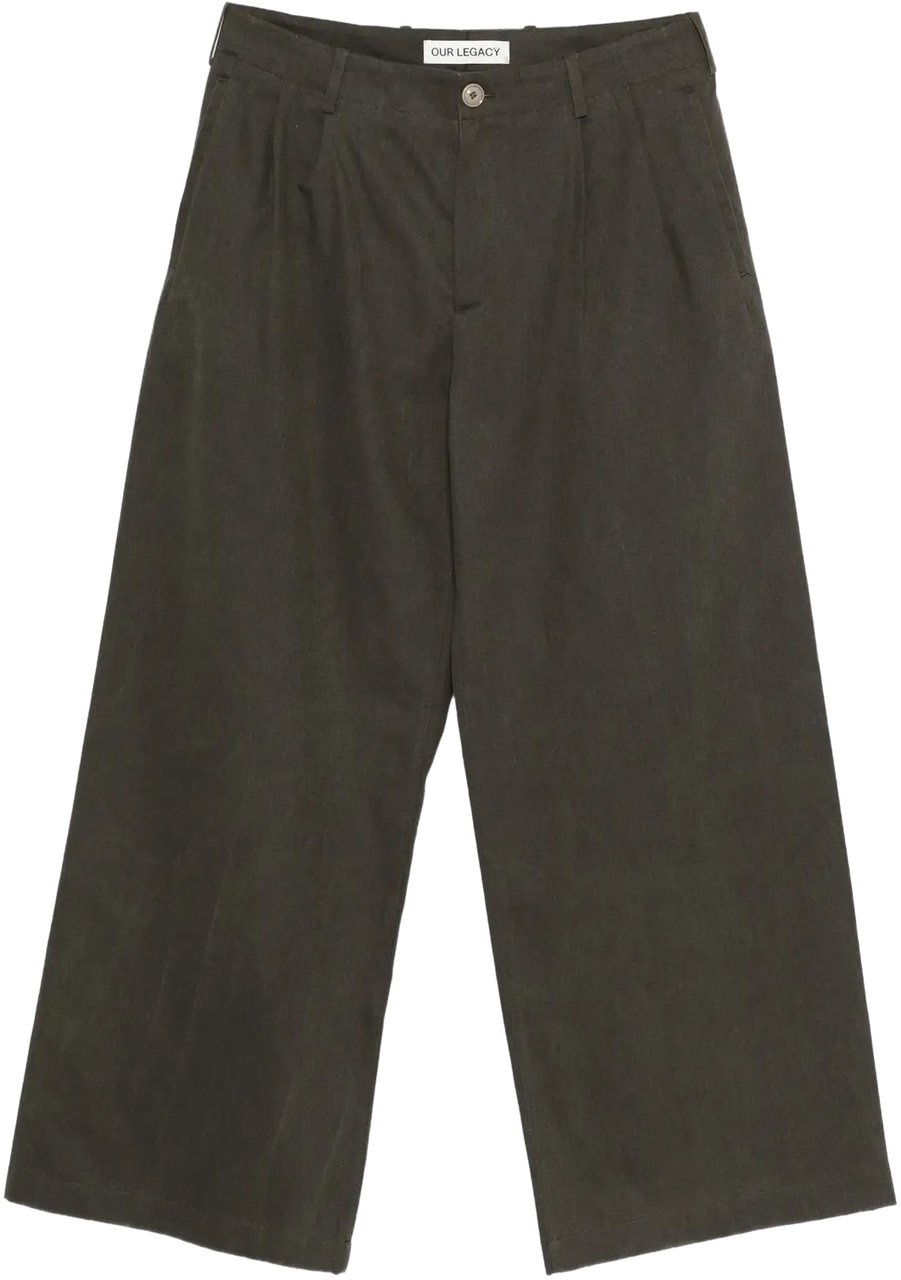 Our Legacy Bride Chino Antique Mudd Coated Sateen Groen