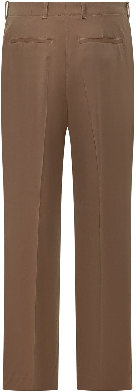 Our Legacy Pantaloni Borrowed Chino con Piega Frontale Bruin