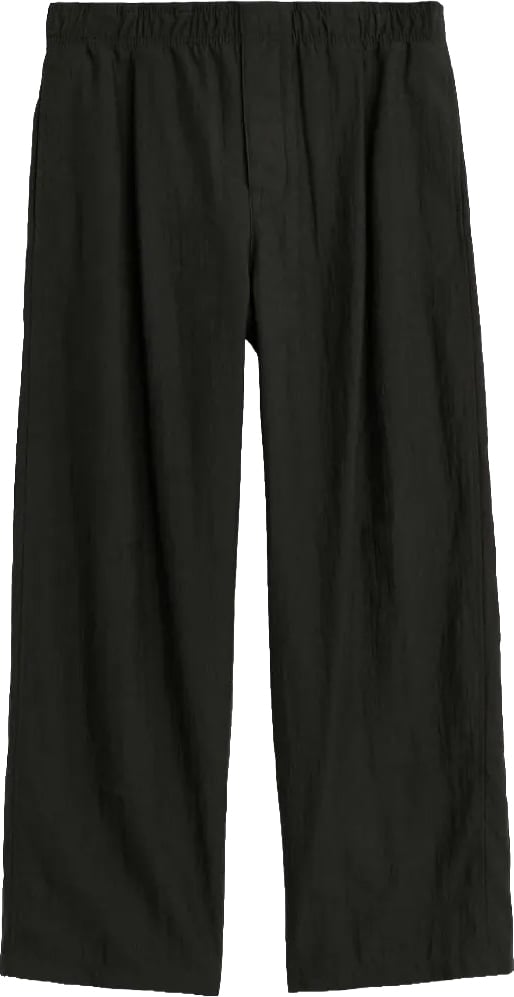 Our Legacy Leisure Trouser Soot Black Techflax Zwart