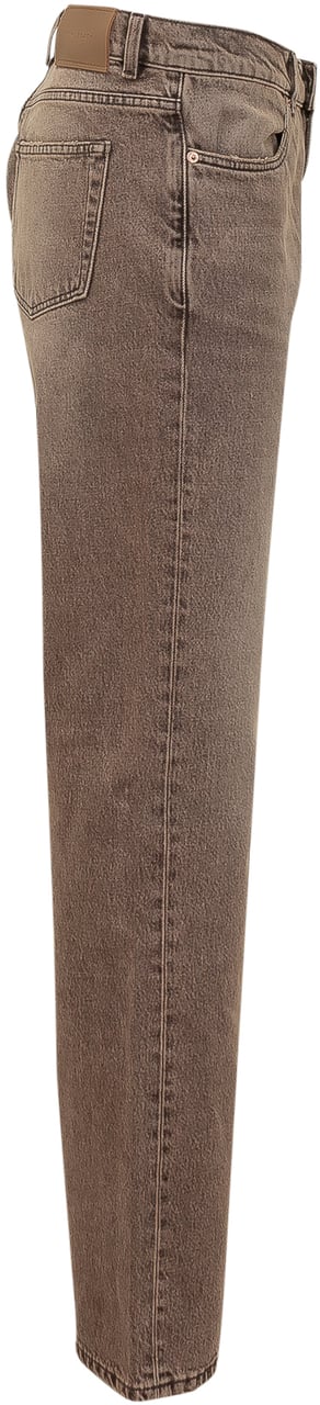 Our Legacy Jeans Carlson Cut a Gamba Dritta Taupe
