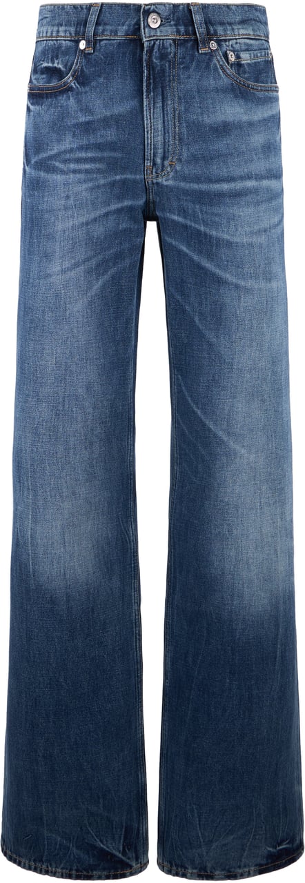 Our Legacy Jeans Vienna with flared leg Blauw