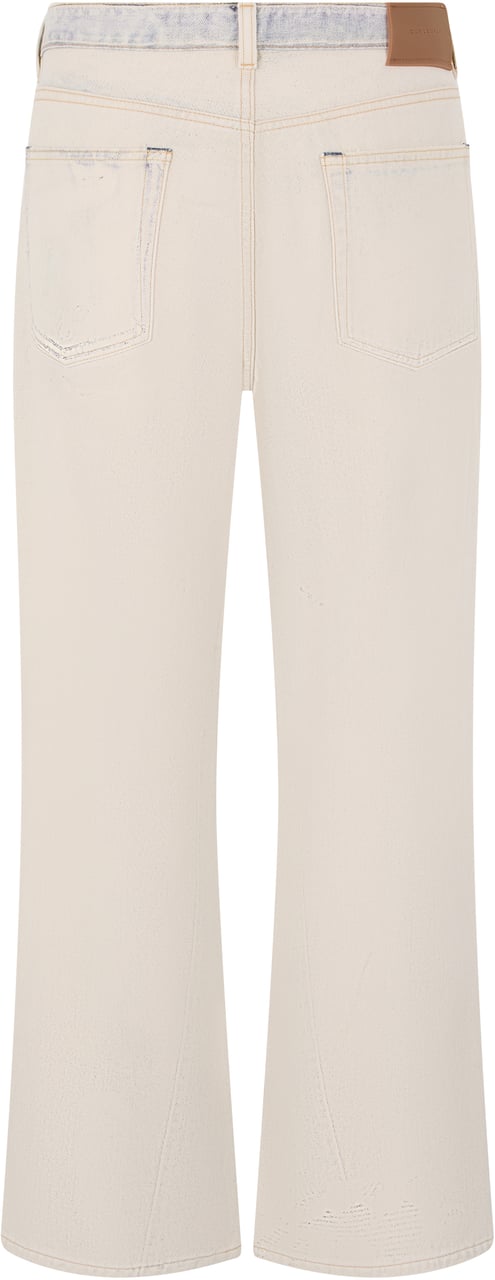 Our Legacy Straight leg jeans in denim cotton Blauw
