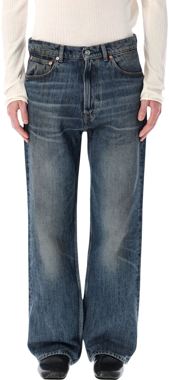 Our Legacy Our Legacy Third Cut wide straight jeans Blauw