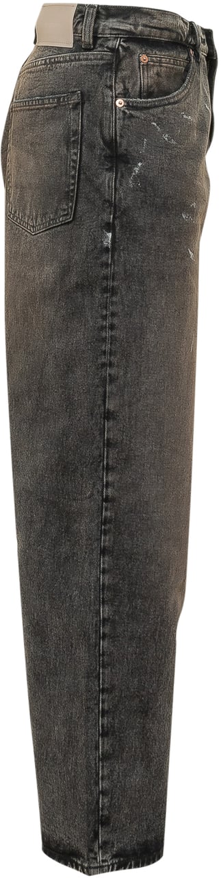 Our Legacy Jeans Vast Cut a Gamba Ampia Donkergrijs