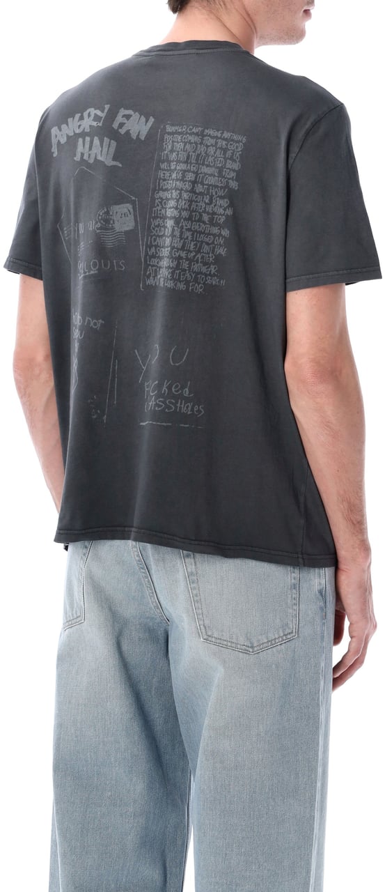 Our Legacy Box Skull Tee Black Wash Zwart