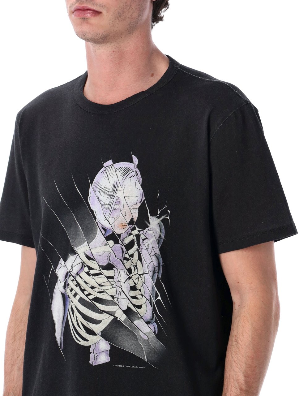 Our Legacy T-shirt New Box con stampa Cybernetic Angel di Our Legacy Zwart