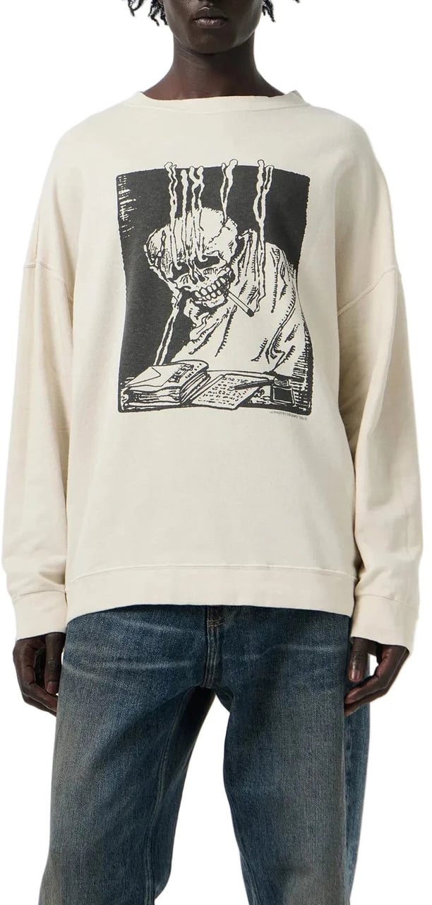Our Legacy SLACK SWEATSHIRT ANGRY FAN MAIL PRINT Divers