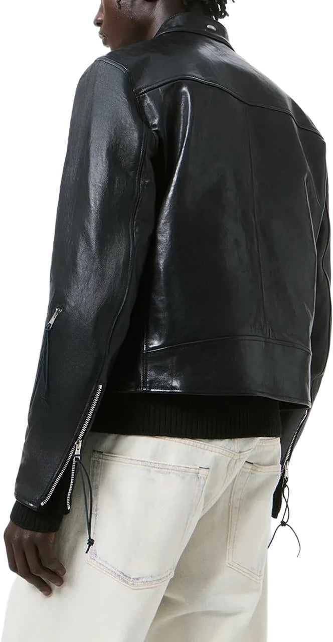 Our Legacy Yurei Jacket Whisker Black Buffed Lambskin Zwart