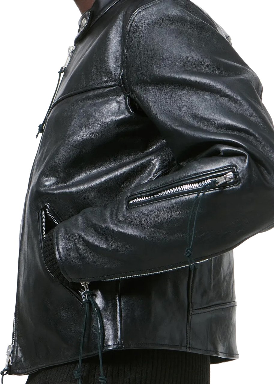 Our Legacy Yurei Jacket Whisker Black Buffed Lambskin Zwart