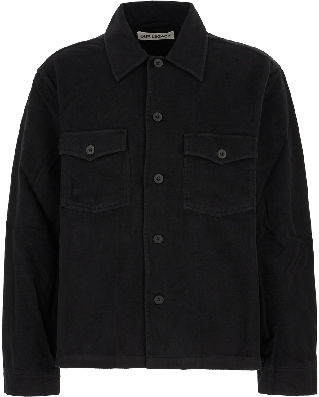 Our Legacy Our Legacy Black cotton jacket Zwart