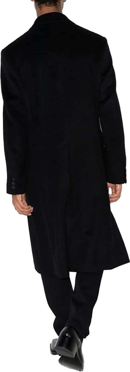 Our Legacy Whale Coat Black Hairy Wool Zwart
