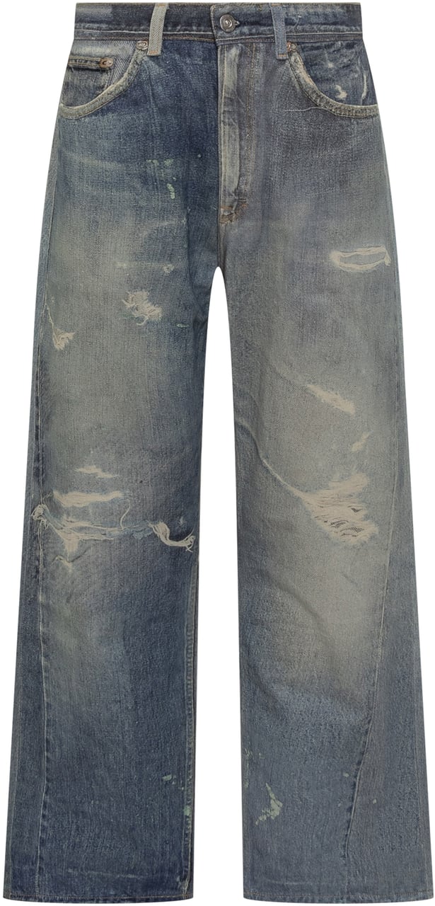 Our Legacy Our Legacy Jeans A Gamba Ampia Blauw