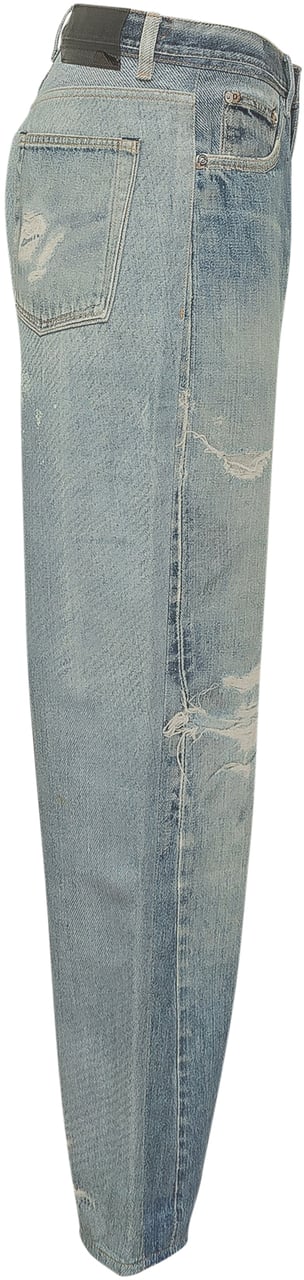 Our Legacy Jeans Third Cut con Effetto Used Lichtblauw