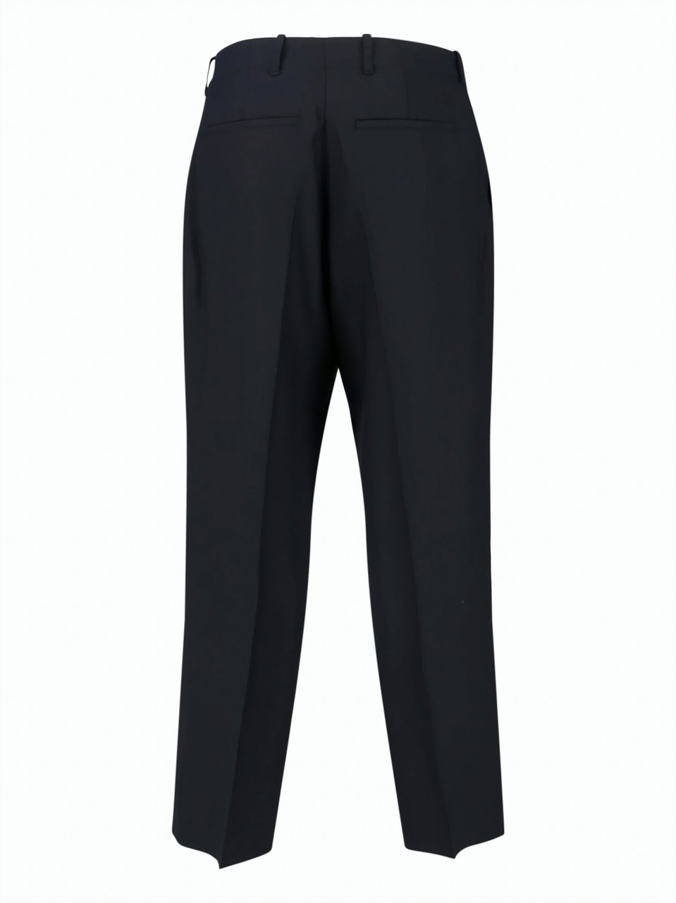 Our Legacy Straight-Leg Chino Pants with Mid-Rise Waist and Pleated Front Zwart