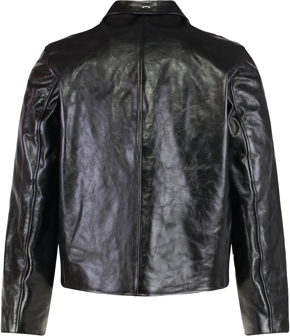 Our Legacy Leather jacket Zwart