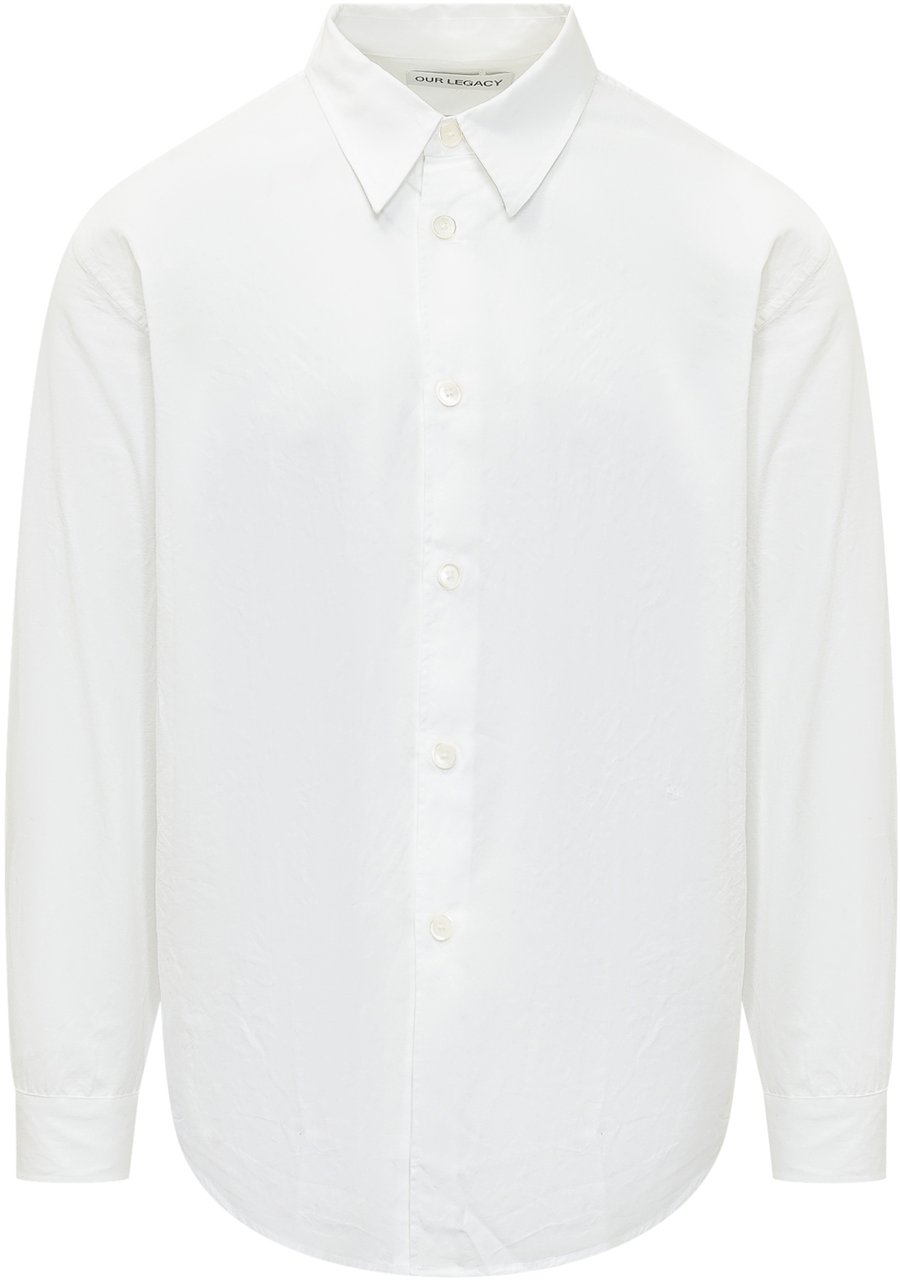 Our Legacy Camicia Beyond a Maniche Lunghe Wit