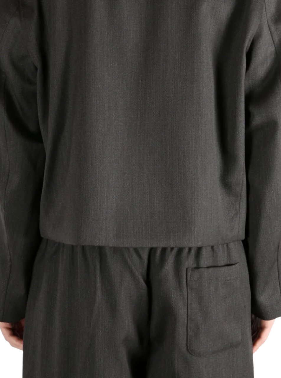 Our Legacy Mini Jacket Havana Brown Chain Wool Divers