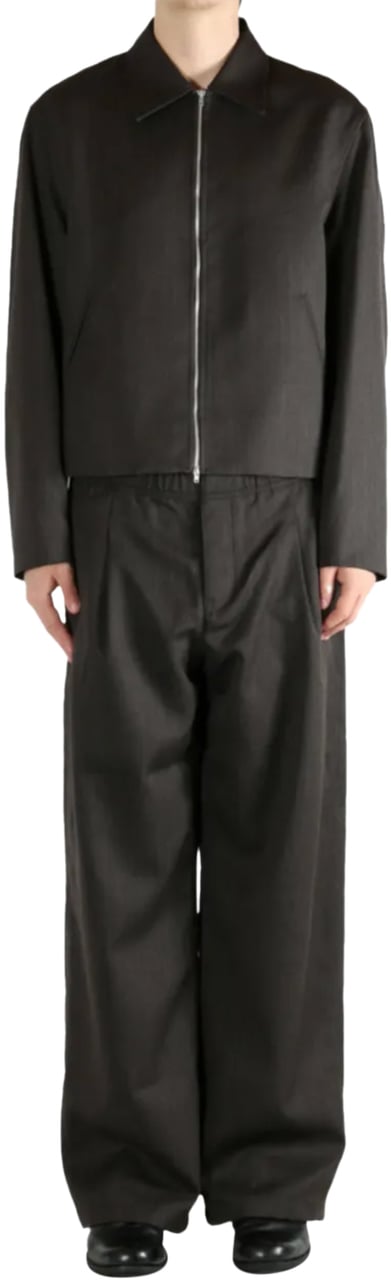 Our Legacy Mini Jacket Havana Brown Chain Wool Divers