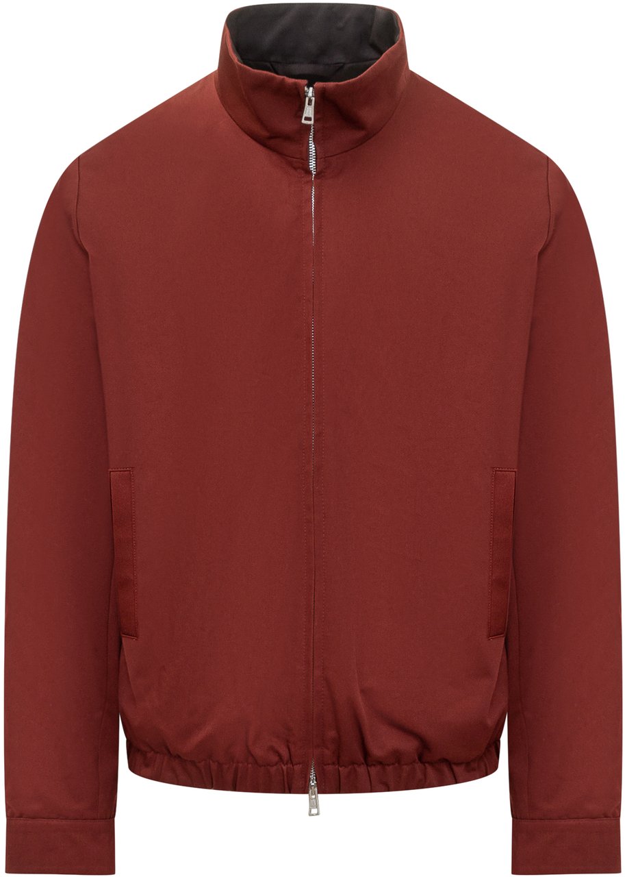 Our Legacy Giacca Bordeaux con Zip Our Legacy Rood
