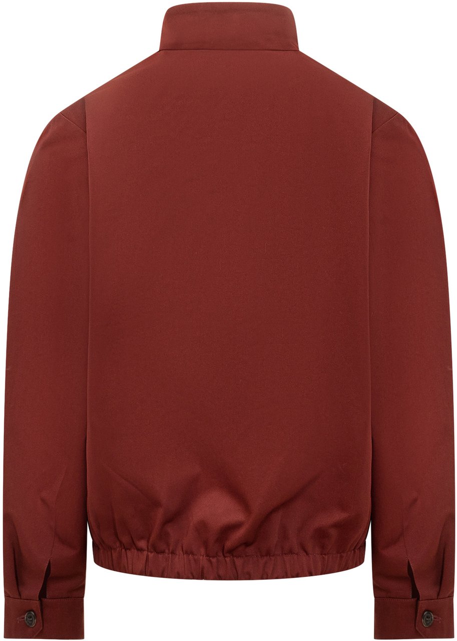 Our Legacy Giacca Bordeaux con Zip Our Legacy Rood