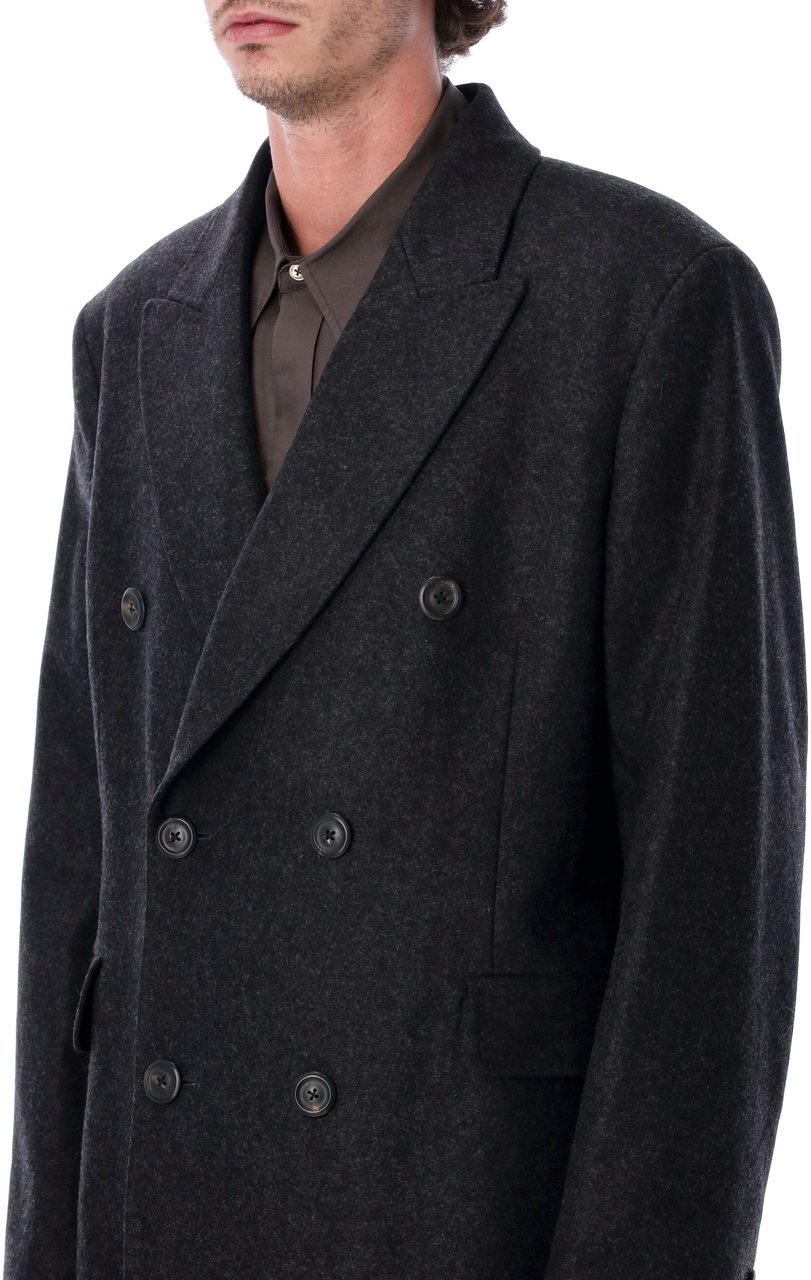 Our Legacy Whale Coat Granite Grijs