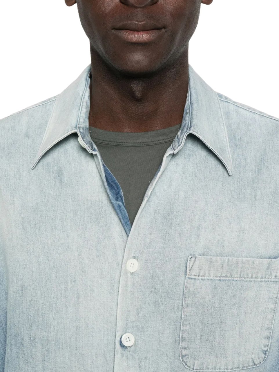 Our Legacy Above Shirt Cris Wash Blauw