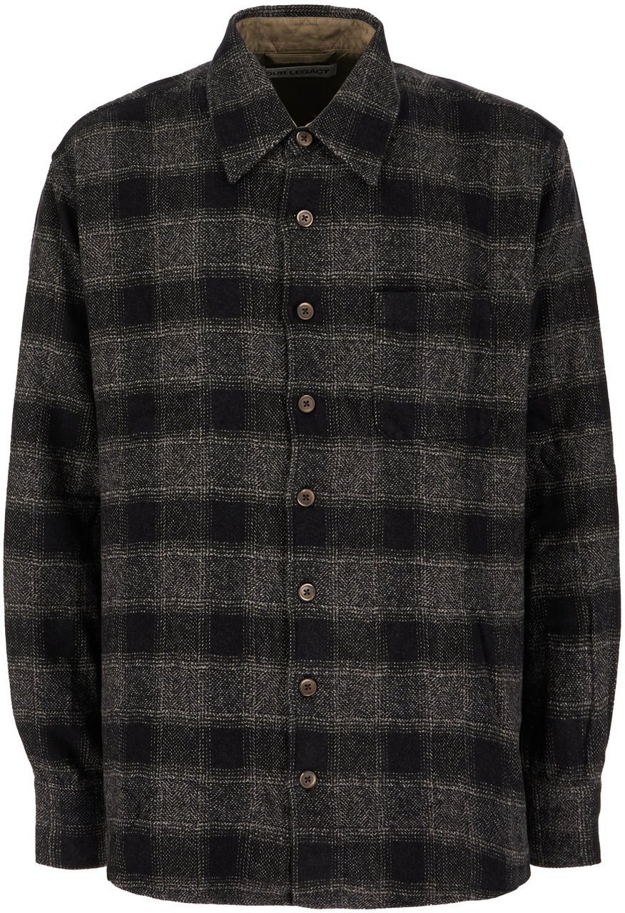 Our Legacy Our Legacy Embroidered cotton shirt Divers