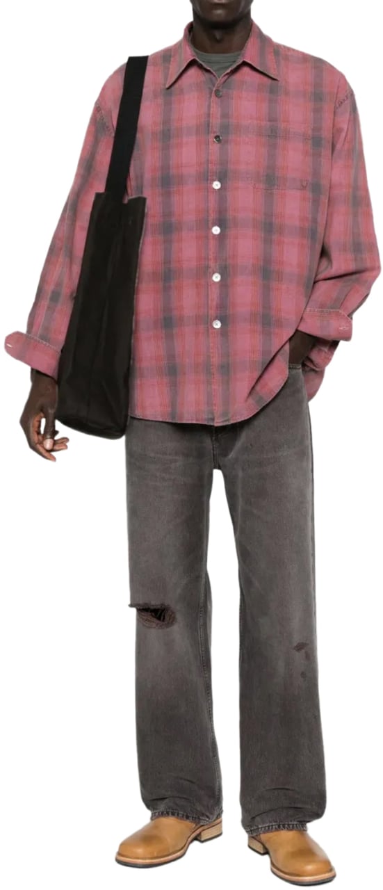 Our Legacy Borrowed Shirt Idaho Flannel Check Divers