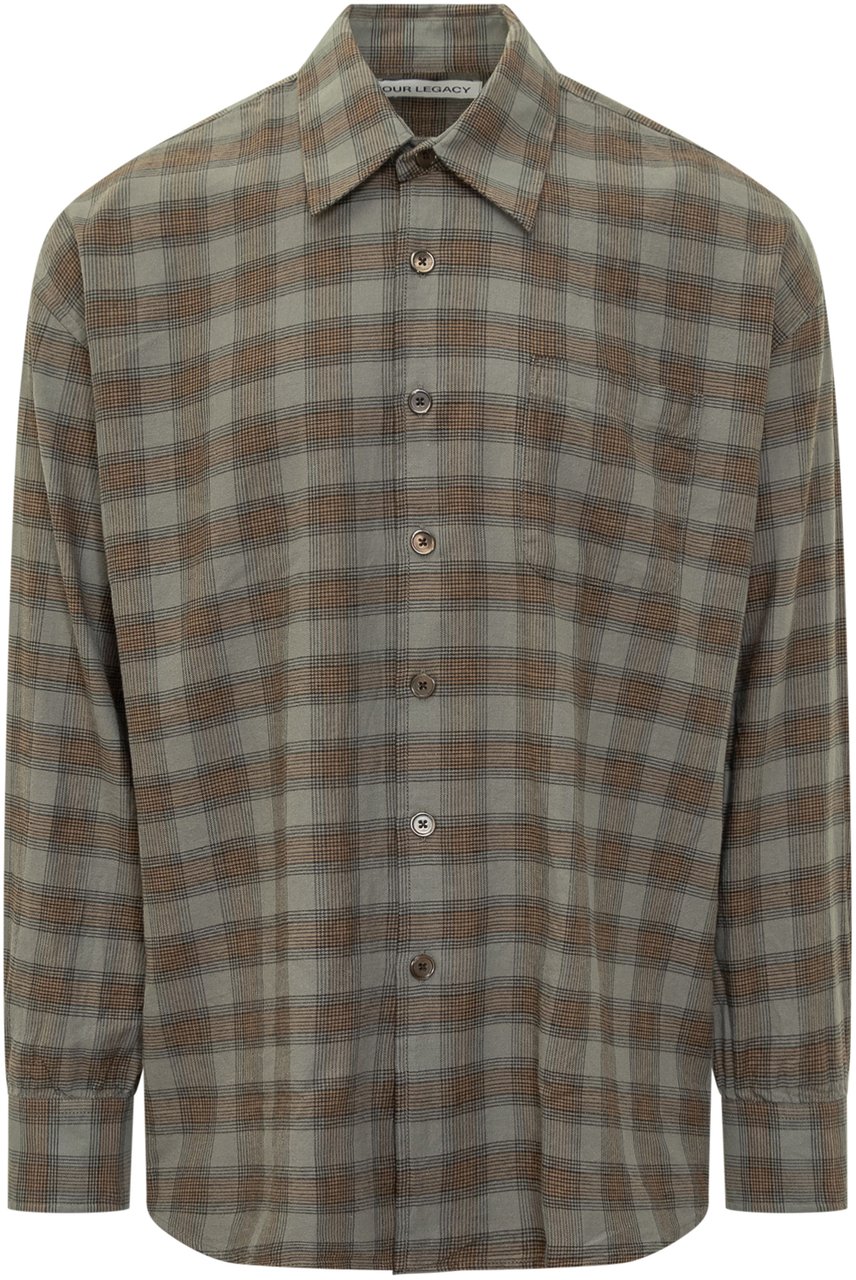 Our Legacy Our Legacy Camicia a Quadri Groen