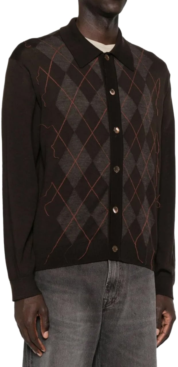 Our Legacy Evening Polo Pub Argyle Fine Wool Divers