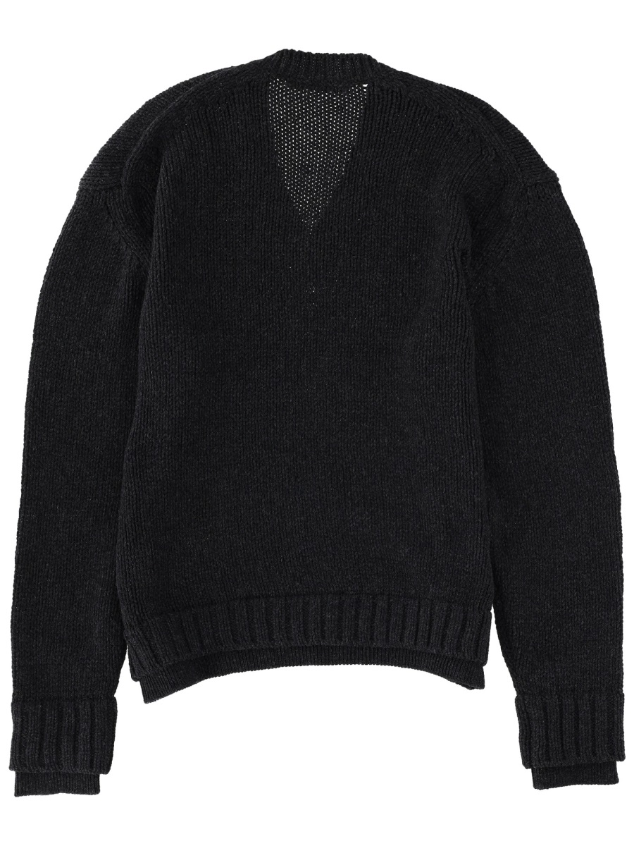 Our Legacy Black Merino Wool Sweater Zwart