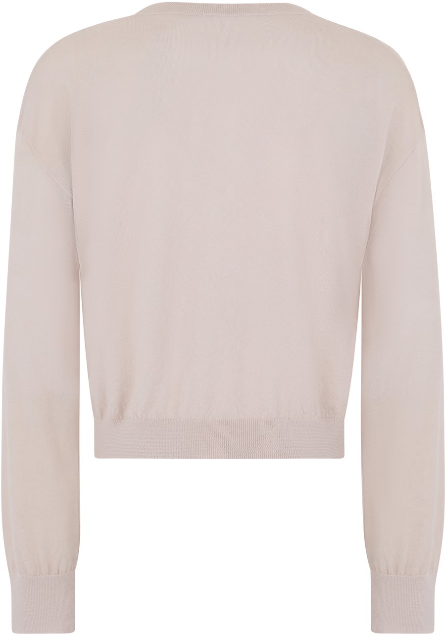 Our Legacy Blossom beige sweater with diamonds Beige