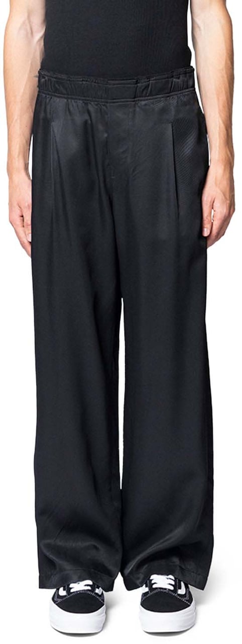 Our Legacy LEISURE TROUSER FRESH BLACK TARMAC TWILL Zwart