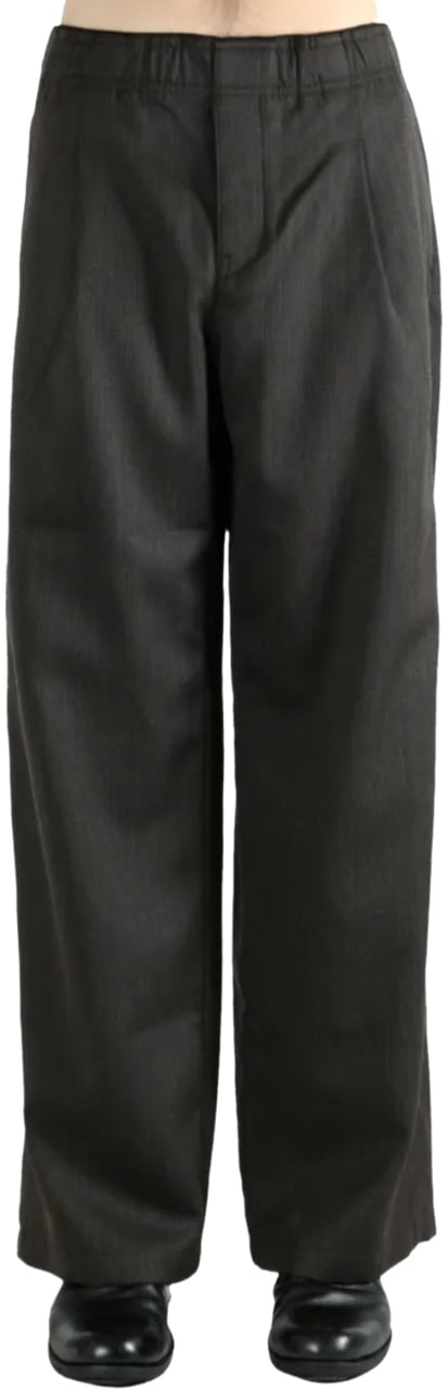 Our Legacy Leisure Trouser Havana Brown Chain Wool Grijs