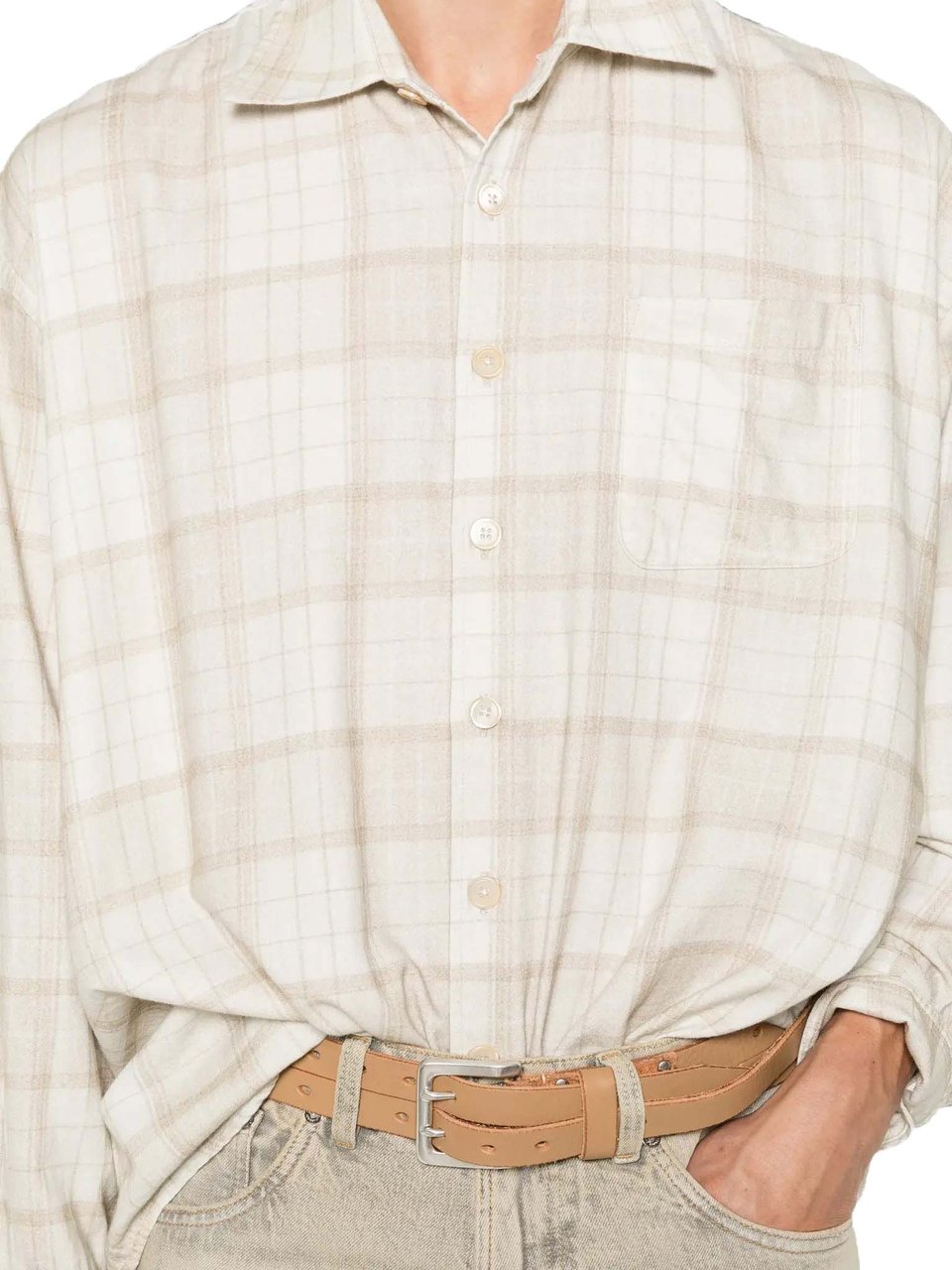 Our Legacy Borrowed Shirt Stella Check Print Divers