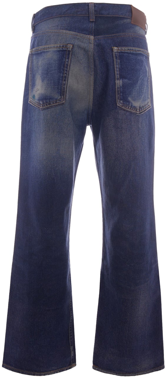 Our Legacy Jeans Azure Print Navy