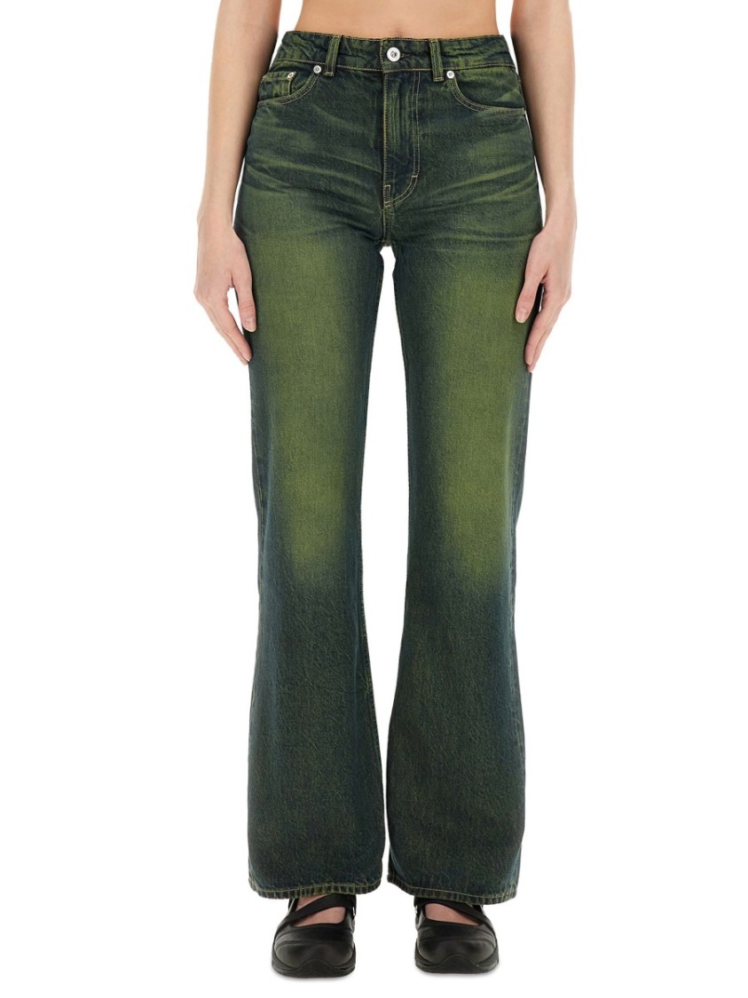 Our Legacy "Boot Cut Malibu" Jeans Groen