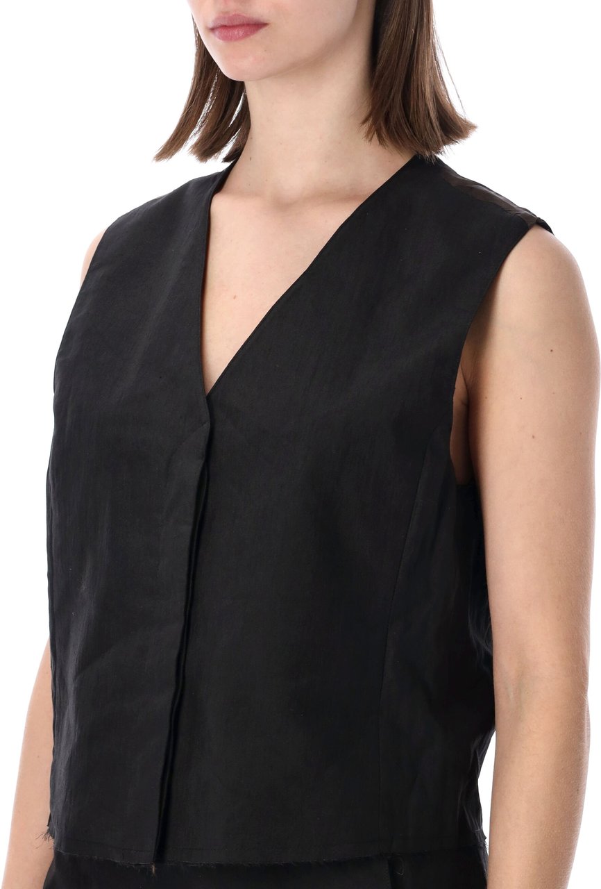 Our Legacy Base Wasitcoat Vest Nero Zwart