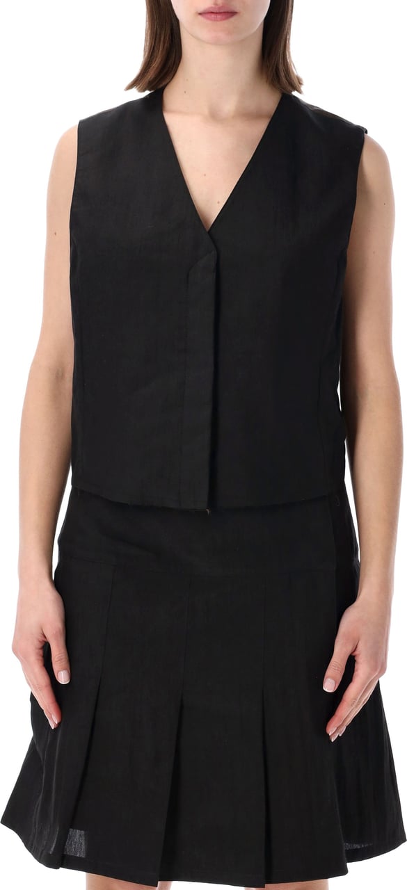 Our Legacy Base Wasitcoat Vest Nero Zwart