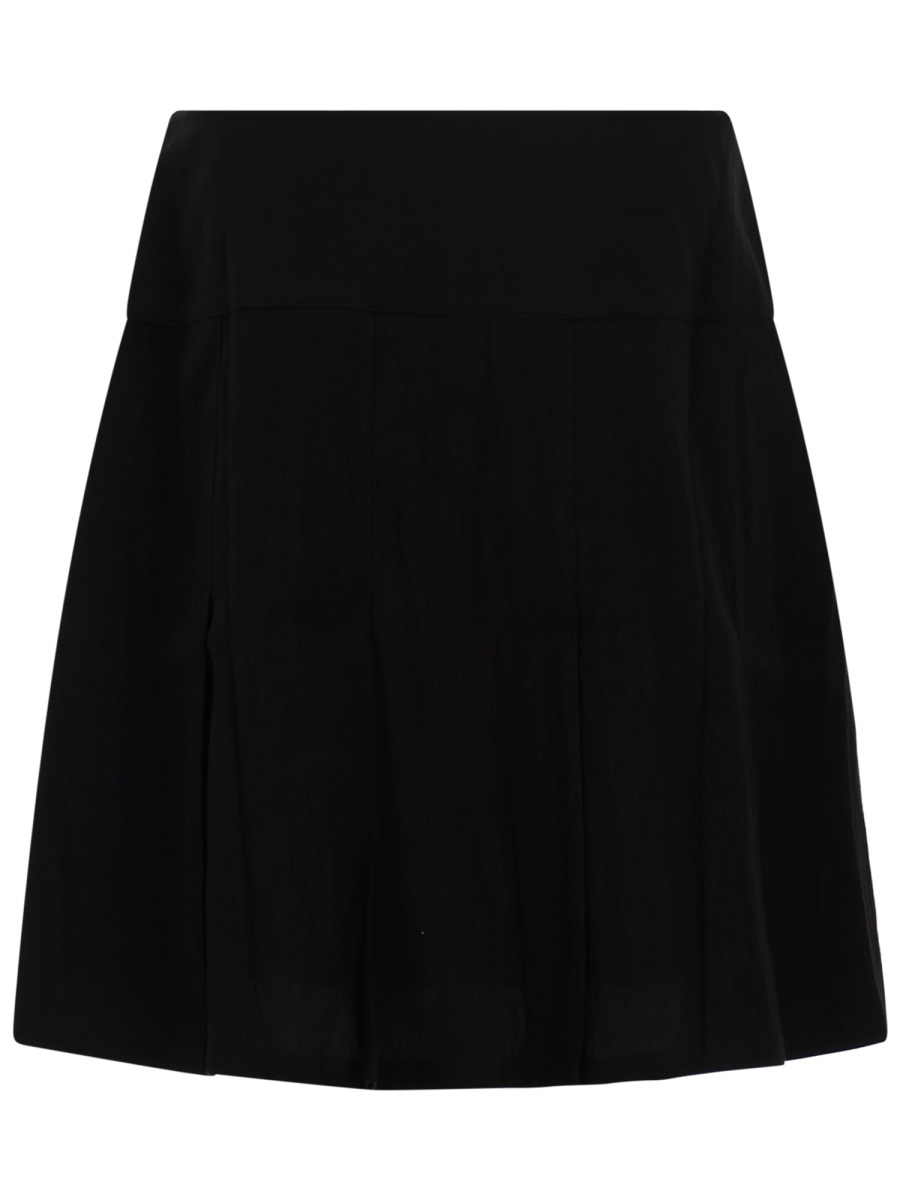 Our Legacy Girdle High Waistband Box Mini Skirt Zwart