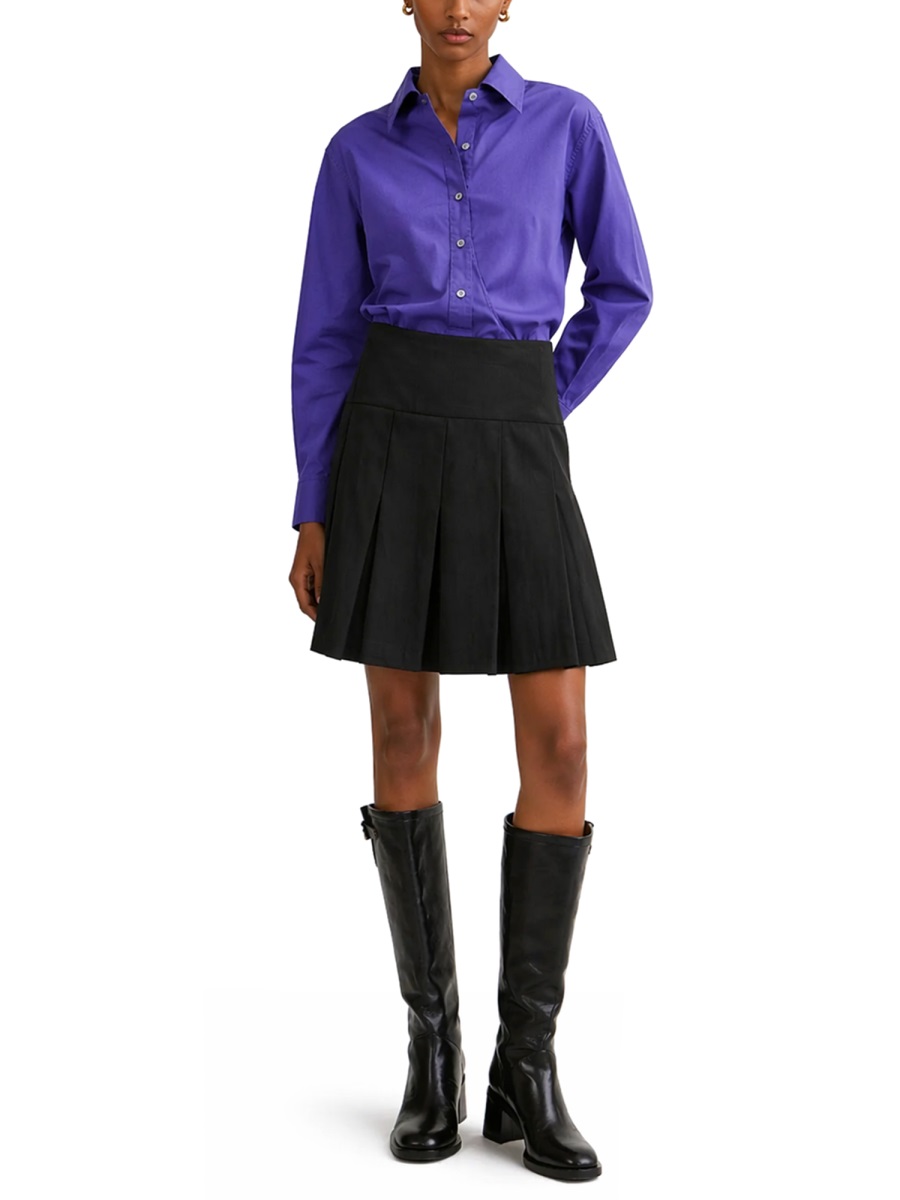 Our Legacy Girdle High Waistband Box Mini Skirt Zwart