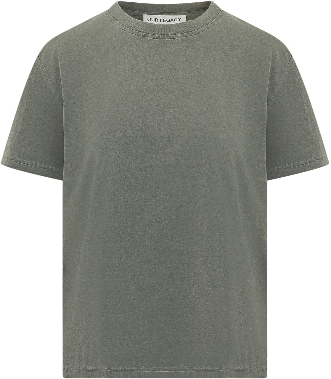 Our Legacy T-shirt Classic con Girocollo Lime