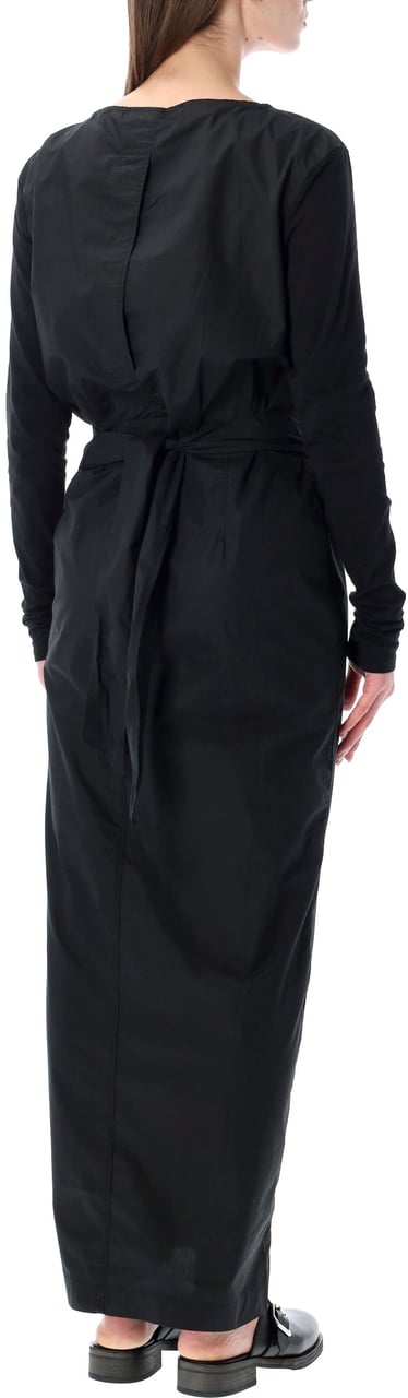 Our Legacy Twisted Jersey Dress Nero Zwart