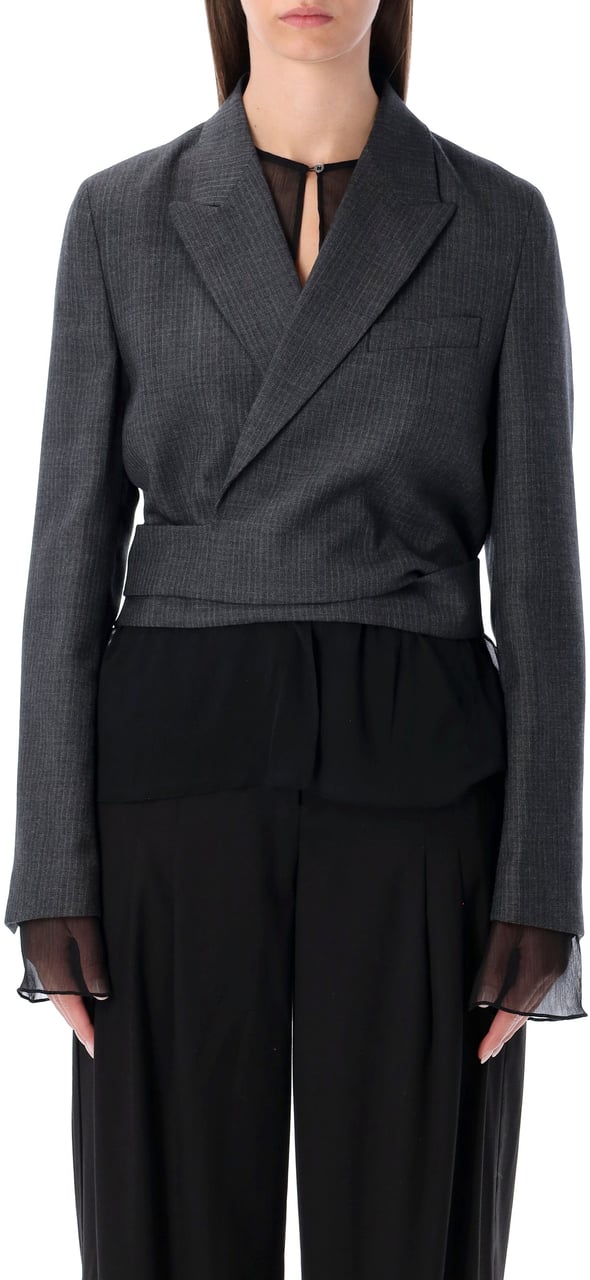 Our Legacy Wrap Blazer Smoke Grey Grijs