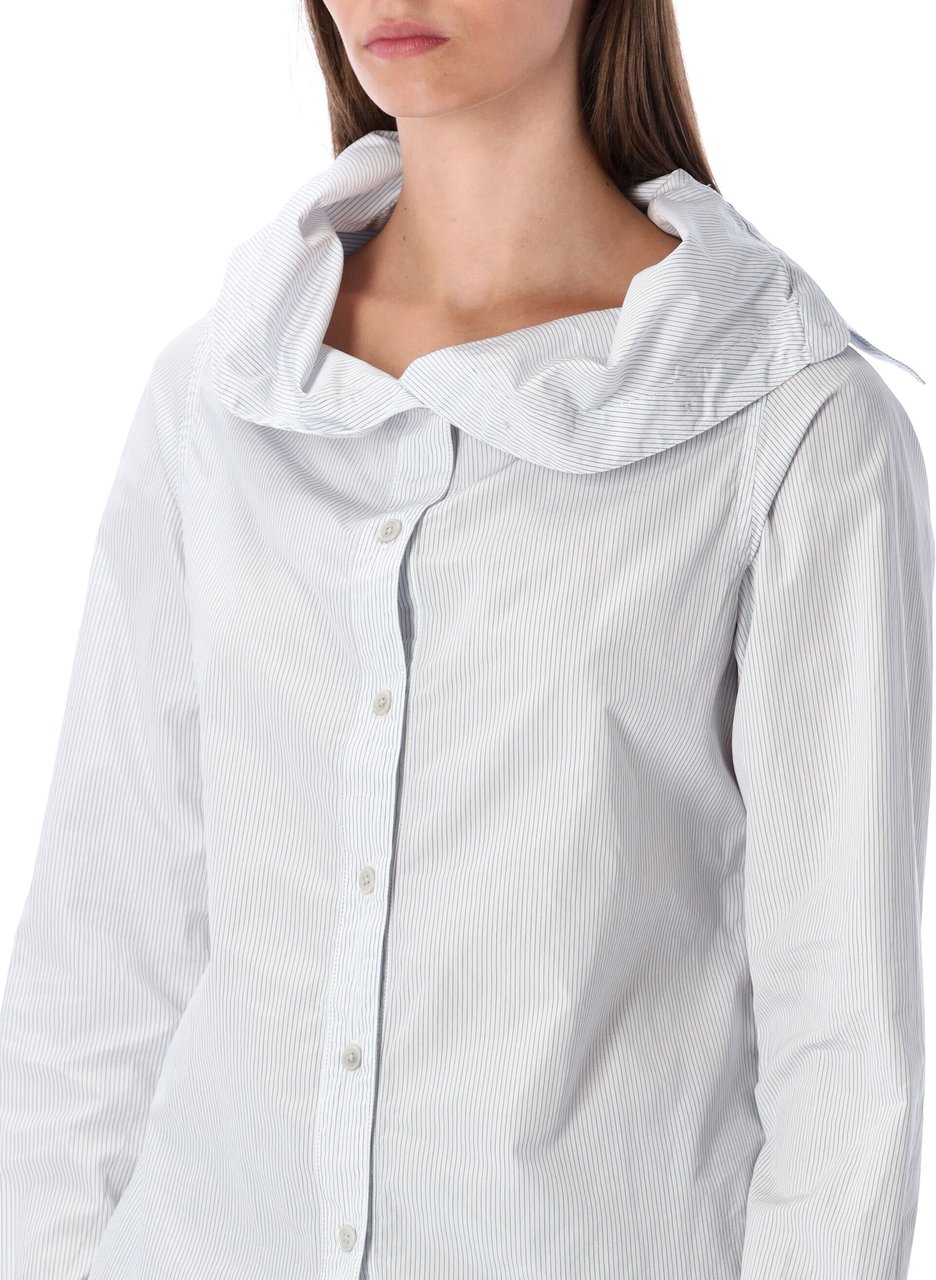 Our Legacy Kaomashi Shirt Pinstripe Pinstripe White Wit