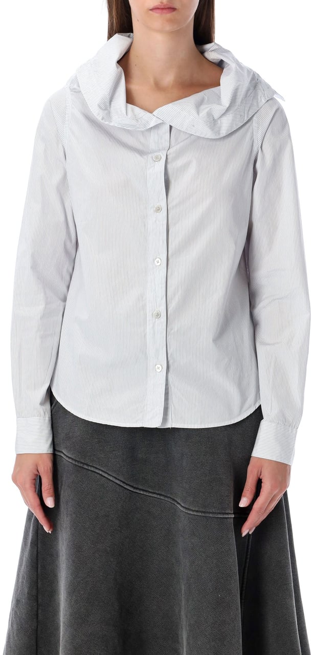 Our Legacy Kaomashi Shirt Pinstripe Pinstripe White Wit