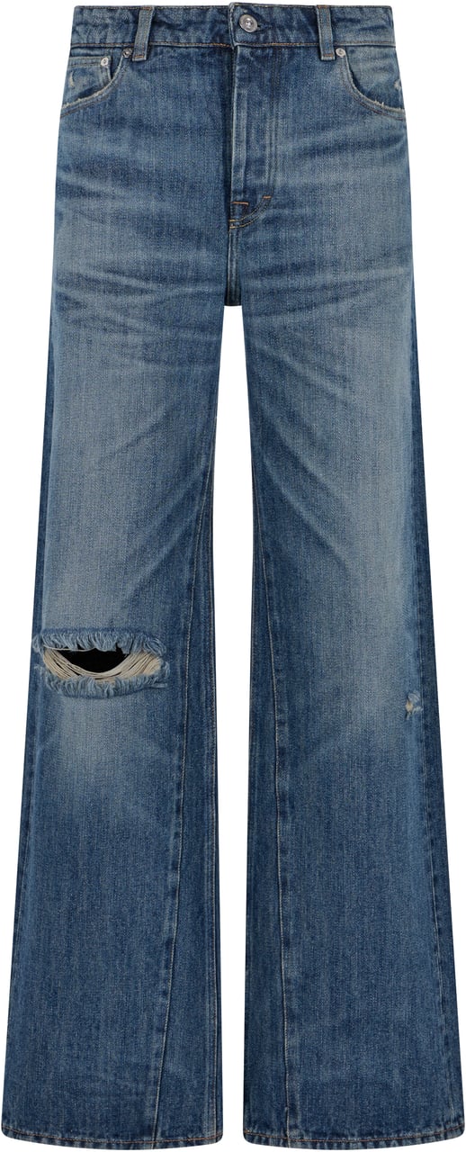 Our Legacy Light Blue Wide Jeans Blauw