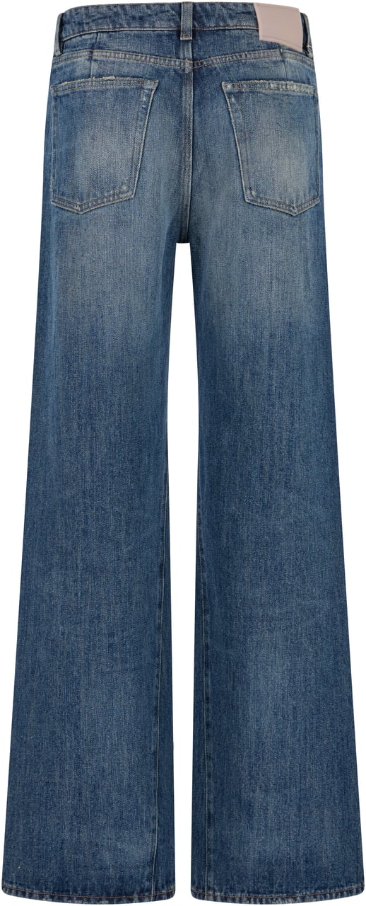 Our Legacy Light Blue Wide Jeans Blauw